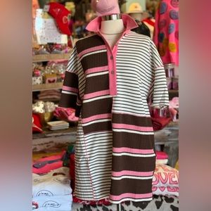 NEW w Tags Attached Fantastic Fawn 
“Charlie Brown Dress” Jersey Dress | Large